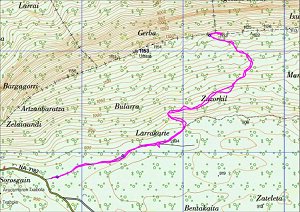 Mapa de la ruta